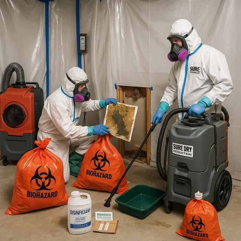 Contaminated Water Handling Protocols process in Anderson County, KS